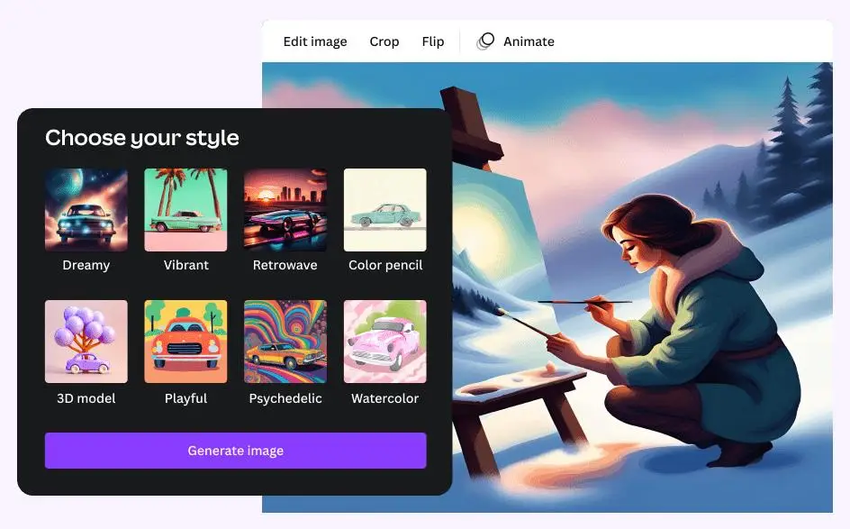 Cách dùng Magic Media trong Canva để vẽ tranh AI cực dễ (A-Z 2026)